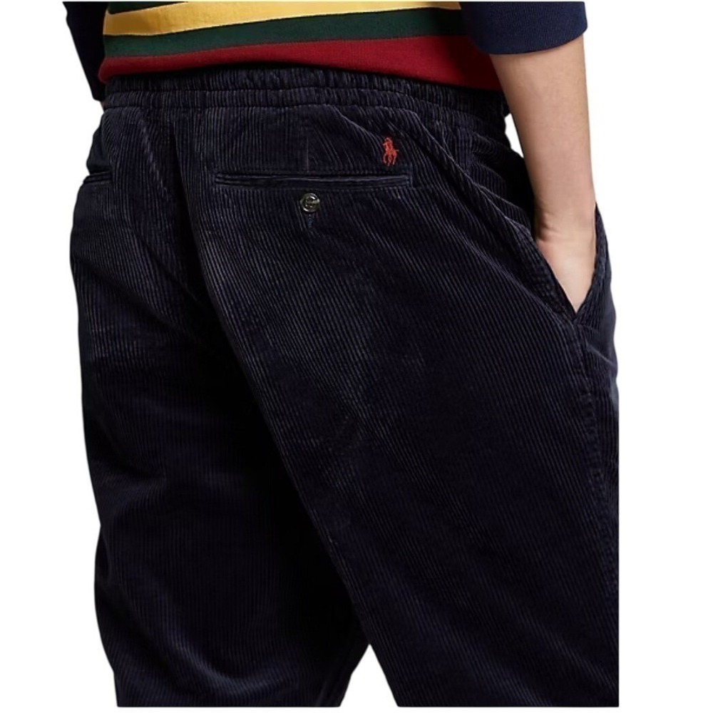 Polo Ralph Lauren Classic Fit Corduroy Prepster Pants Mens Navy Blue Size XL NWT
